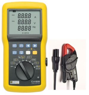CA8220 1-fas Effektmätare