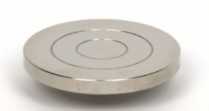 Mecmesin förnicklad tryckplatta