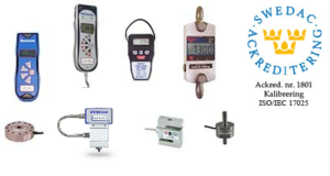 Ackrediterad kalibrering av kraft enligt SS-EN ISO/IEC 17025