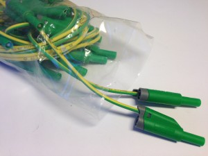 Silikoniset laboratoriokaapelit: 50 cm